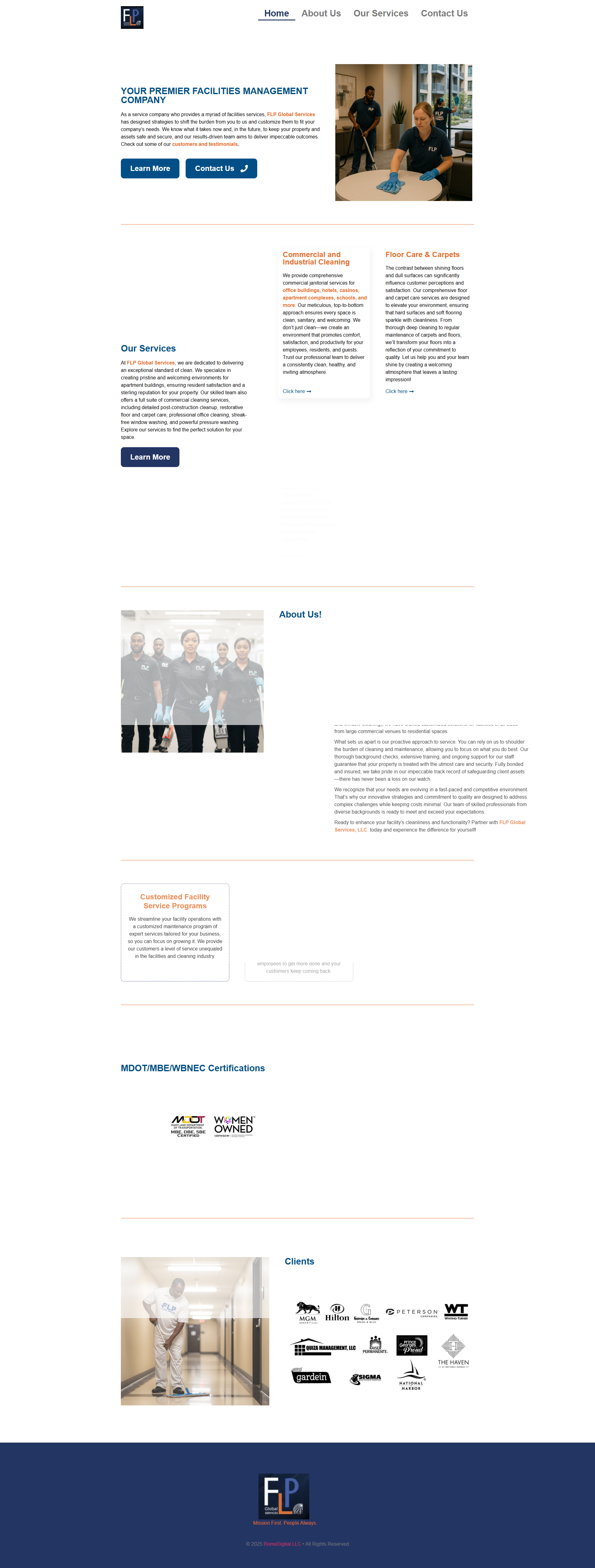 FLP Global Services Project Screenshot