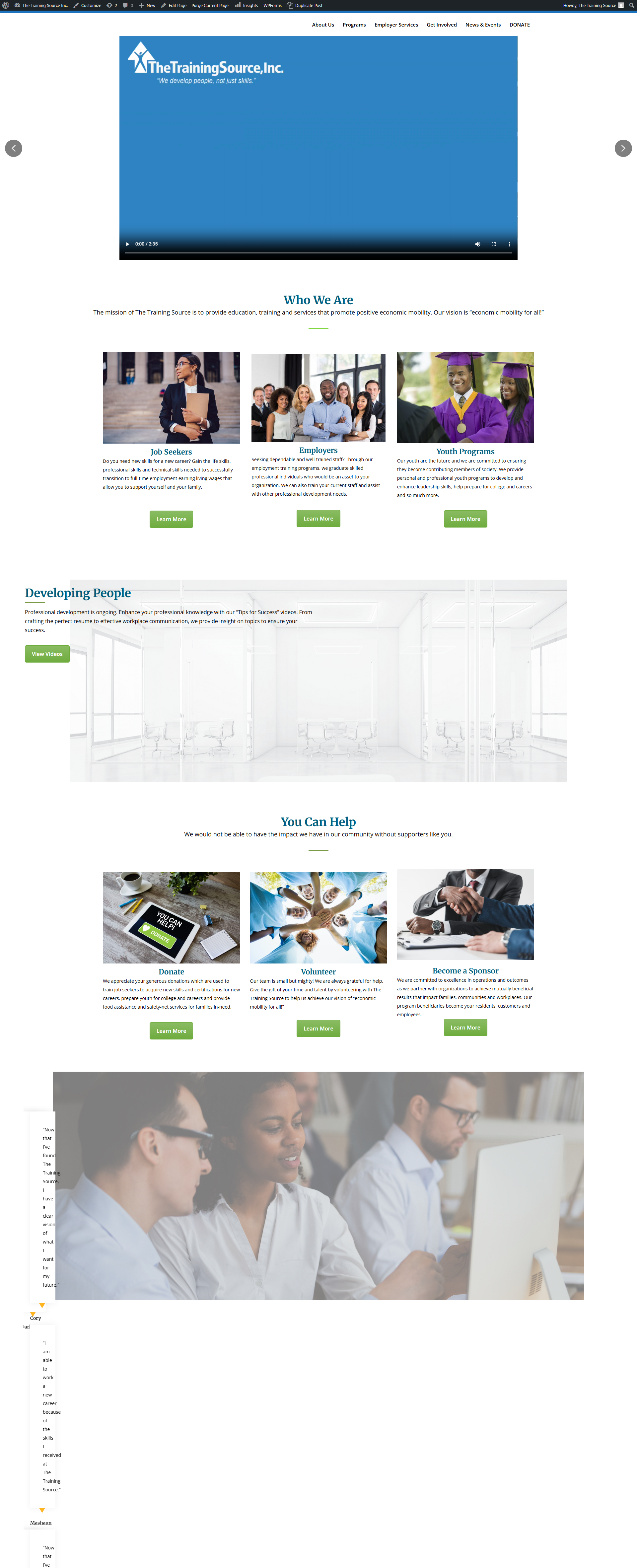 The Training Source Project Screenshot